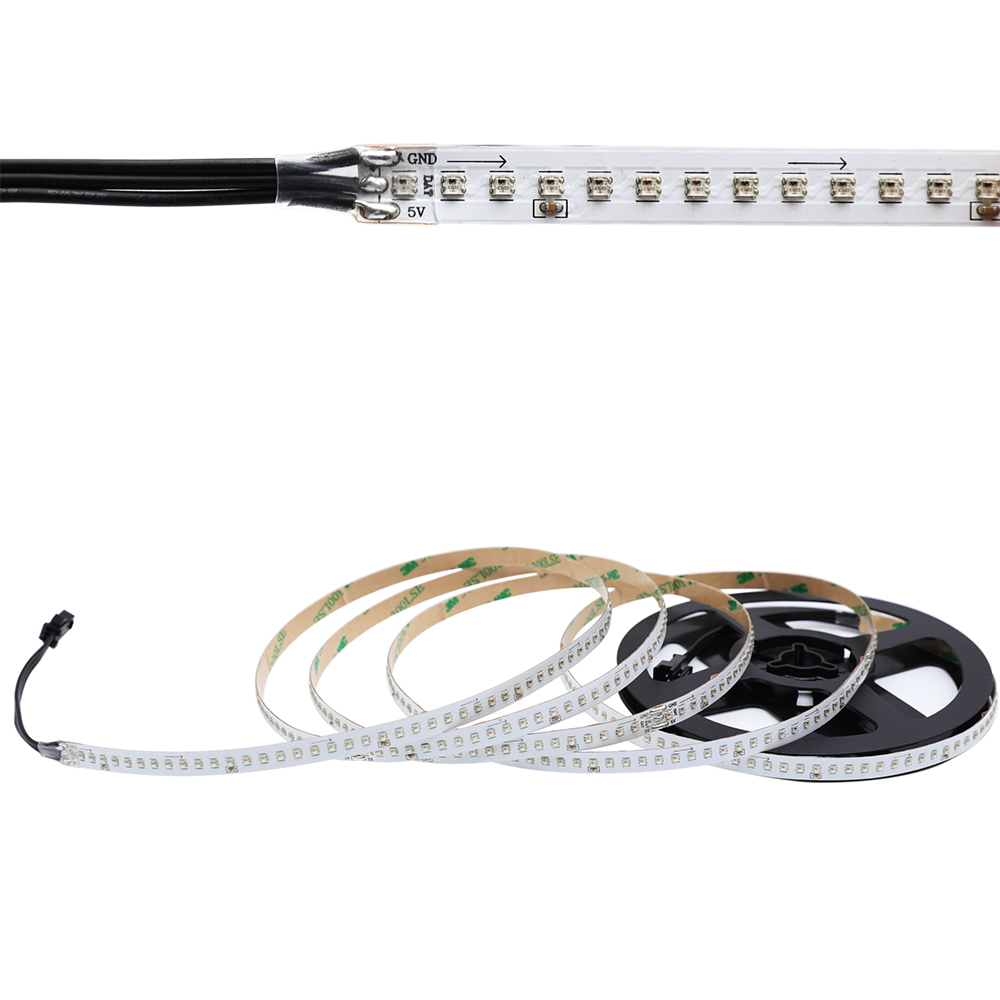 DC5V WS2812C SMD2020 8MM 198LEDs/m Ultra Density Individually Addressable Dream Color Programmable LED Strip Light, 3.28ft/1m per roll by sales DC5V WS2812C SMD2020 8MM 198LEDs/m Ultra Density Individually Addressable Dream Color Programmable LED Strip Light, 3.28ft/1m per roll by sales